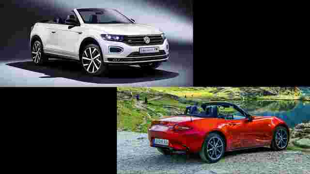 VW T-ROC CABRIOLET成本27,000英镑。所以，T-ROC或MX-5？